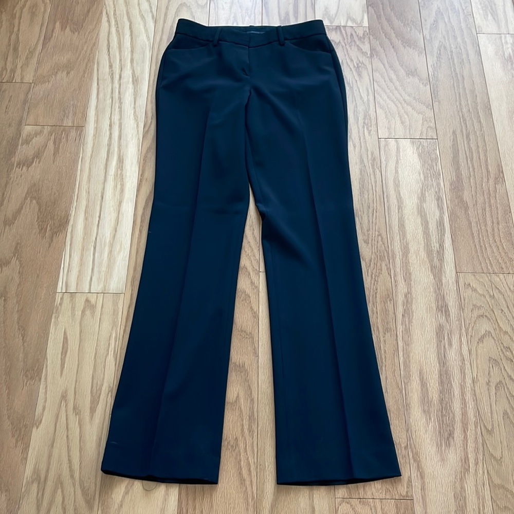 Theory black trouser size 0